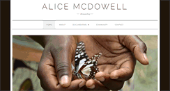 Desktop Screenshot of alicemcdowell.com